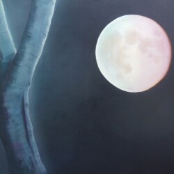 Moon and Tree 30" x 40" - SOLD