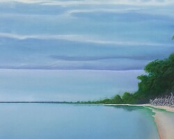 Skeleton Beach 72" x 28" - SOLD