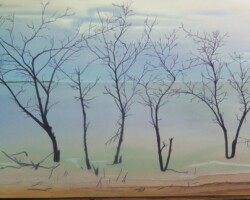 Goat Island 60" x 28" Goat Island