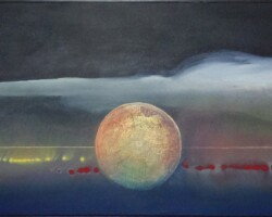 Mars and Venus in Love 72" x 28" - SOLD