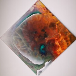 Water Breath by Fire 42" x 42"